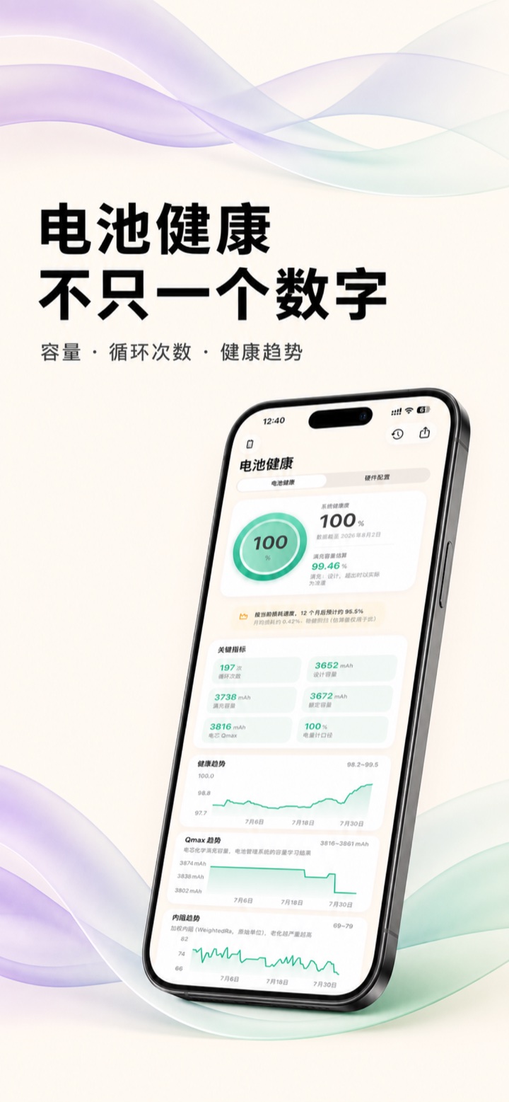 电池健康报告界面